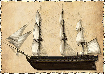 Фрегаты — крупные военные корабли, предназначенные для выполнения самых разных задач. Они могут противостоять любому врагу за исключением линейного корабля. Отличная ходкость делает фрегат хорошим кораблём сопровождения. Фрегаты подходят для одиночного (или в паре) патрулирования морских территорий, для охоты за пиратами или для блокады вражеских портов. Ост-индское торговое судно